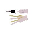 Johndow Industries John Dow Plastic Key Tags, White - 1000 Tags/Pack - 086W 086W